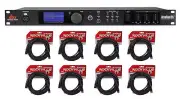 DBX DriveRack PA2 Sound Signal Processor Speaker Manage System+(8) XLR Cables