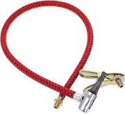 MUCKLILY Bike Pump Hose Adapter for Red Trachea Versatile Air Inflation Hose