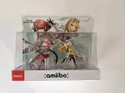 Nintendo Super Smash Bros Pyra & Mythra Amiibo 2 Pack Character Figure New