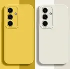 Silicone Phone Case For Samsung S24 Ultra FE S23 S22 A55 A54 ShockProof Cover