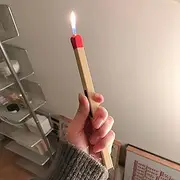 Long Strip Matches Lighter,Gas Refillable Matches Lighter for Outdoor Cooking Creme Brulee,Barbecue,Welding,Crafts Baking (Multicolored)