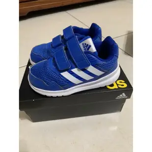 🌟現貨降🌟二手 極新 正品 愛迪達 運動鞋 童鞋 Adidas ALTARUN 慢跑 休閒 透氣 網布 魔鬼氈