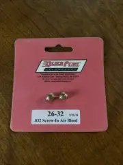 Quickfuel .032” Screw-in Air Bleed 26-32