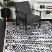 Brand Ventures Kimberley Aztec Blue Contemporary Rug
