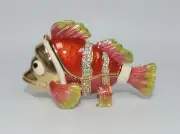 Gold Clown Fish Trinket Box