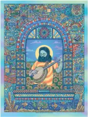 Owen Murphy "Jerry Garcia" Rainbow Mirror Variant Navy Keyline ???/200 SOLD OUT