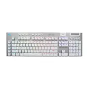 LOGITECH G915 X LIGHTSPEED Low-Profile Wireless Gaming Keyboard (White)