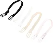 [AOKWAWALIY] 16pcs Women's Non-slip Bras High Elastic Straps Shoulder Strap Extender for Sliing Anti-slip Buckle Bras for Sports and Casual Wear, Pink