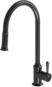 Phoenix Tapware Sink Mixer Pull Out Kitchen Tap Gooseneck Antique Black Nostalgia NS710-33
