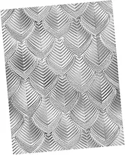 PartyKindom Non Adhesive Stained Glass Window Film Color Painting Window Decor Opaque Privacy Clings for Home Office Easy to Use Static Cling
