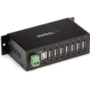 StarTech.com USB Hub - USB Type B - External - Black - TAA Compliant - 7 Total USB Port(s) - 7 USB 2.0 Port(s) - PC, Mac