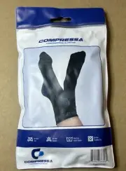 Compressa Compression Socks One Size Fits Most Brand New Sealed Black