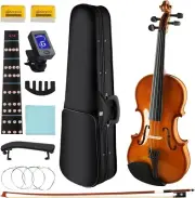 DEBEIJIN Premium Handmade Violin for Beginners - Ready To Play 3/4 Violin