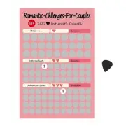 Love Games Scratch- Poster for Couples - 100 Challenge Date - Scratch 4862