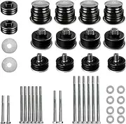 KF04058BK Body Cab Bushing Kits for 1999-2007 Ford F250 F350 Super Duty Polyurethane Body Mount & Steel Sleeves & Hardware 2WD 4WD