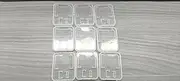 Memory Card Case,9 Pcs Transparent Plastic Storage Holder Box