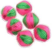 Ipetboom 6 Pack Reusable Pet Hair Catcher Balls Large Nylon Laundry Balls for Washing Machine for Dryer Washer
