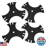 Kicofyee 9" 3-Side Edger Star Blades 5/8" Center Hole for Troy-Bilt TB554 TEB