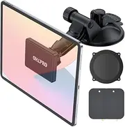 [OHLPRO] Tablet Holder Car Magnet, iPad Holder Car Front Dashboard and Windshield Magnetic Tablet Holders Car Suction Cup 360° Car Mobile Phone Holder Magnet for iPhone, iPad 4-11 Inch