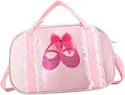 Beaupretty Adorable Girl Dance Bag with Beautiful Pattern Design Lightweight Ballet Back for School Fitness and Sports Activities for