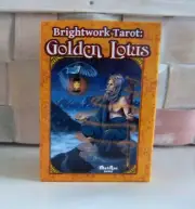 Pocket Sized Golden Lotus Tarot Deck W/ Guidebook by Brightwork - Indie / New
