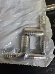 Assortment Of BARB TEES & Couplings STAINLESS FITTINGS. Get What's Pictured