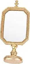 Elegant Retro Style Desktop Makeup Mirror High End Material Stable Base for Daily Use for Shaving and Dressing Vintage Home Accessory Finish