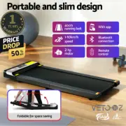 2.0hp Treadmill Electric Walking Pad Foldable Home Gym Fitness Belt APP Control