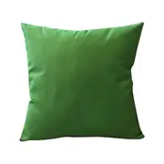 Cotton Canvas Cushion Cover Pillow Case - Lime Green
