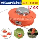 M10 Twister Bump Feed Line Trimmer Head for Whipper Snipper Grass Brush Cutter