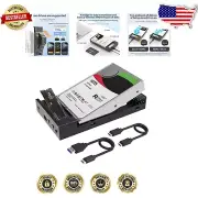 10Gbps USB 3.2 Dual Bay SSD Enclosure with Offline Clone for M.2 & SATA Drives