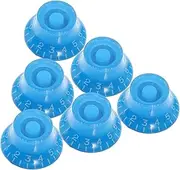 QUMIIRITY 6pcs Electric Guitar Volume Control Knobs Durable Tone Caps for Bass Guitar High Hardness Potentiometer Knobs Essential Accessories for Volume and Tone