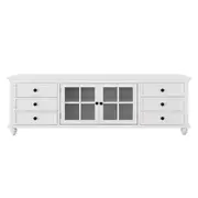Stanley Beech Wood 2m TV Unit in White