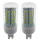 全新 G9 56LED 4014 SMD 白色/暖白色罩玉米燈泡 AC110V