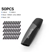 ORICO 50PCS 32GB USB Flash Drive 10MB/s Reading Memory Thumb Drive Stick