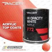 1 x Pacer F72 Hi Opacity White Acrylic 4 Litre Special UV Absorbing Additives