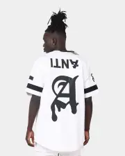 [The Anti Order] The Anti Order The Affiliated Baseball Jersey White/black - Size M M White/Black