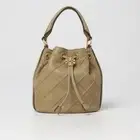 Tory Burch Small Fleming Soft Bucket Bag-Pebblestone