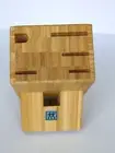 J. A. Henckels International 6 Slot BAMBOO Knife Storage Block, NEW - Never Used