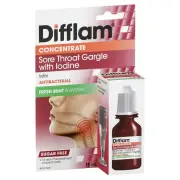 Difflam Sore Throat Gargle with Iodine Concentrate 15ml