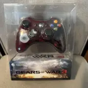 Xbox 360 Gears Of War 3 Limited Edition Wireless Controller In Original Packagin
