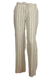 Regatta Stripe Cott Linen Pant--HAM-94509A