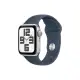 Apple Watch SE (2023)/44 公釐銀色鋁金屬錶殼/風暴藍色運動型錶帶 S/M *MREC3TA M/L *MREE3TA智慧手錶 *聖誕交換禮物