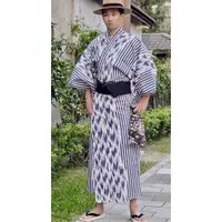 在飛比找蝦皮購物優惠-全新日本購回~日本 傳統和服 浴衣 甚平 祭典 武士服 家居