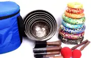 Full Moon Singing Bowl Set of 7-Tibetan Singing Bowl Set-Singing Bowl Set Bag