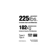 Werner Parts LDR225 Duty Rating Label - 225 lb | 225# DUTY RATED LDR LBL REPL