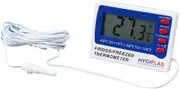 Hygiplas Digital Fridge Freezer Thermometer, White