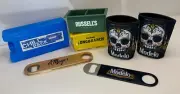 Modelo & El Mayor Tequila Opener Russell's Longbranch Ice Tray Models Cups Swag