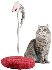 Cat Scratching Post, Cat Scratching Post - Spring Scratching Post for - Protective Scratching Post for Furniture - Cat Scratching Post for Cats - Improve Cat Health and Good Behavior