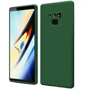 MCC For Samsung Galaxy Note 9 Soft Liquid Silicone Shockproof Case Cover Note9 N960 [Dark Green]